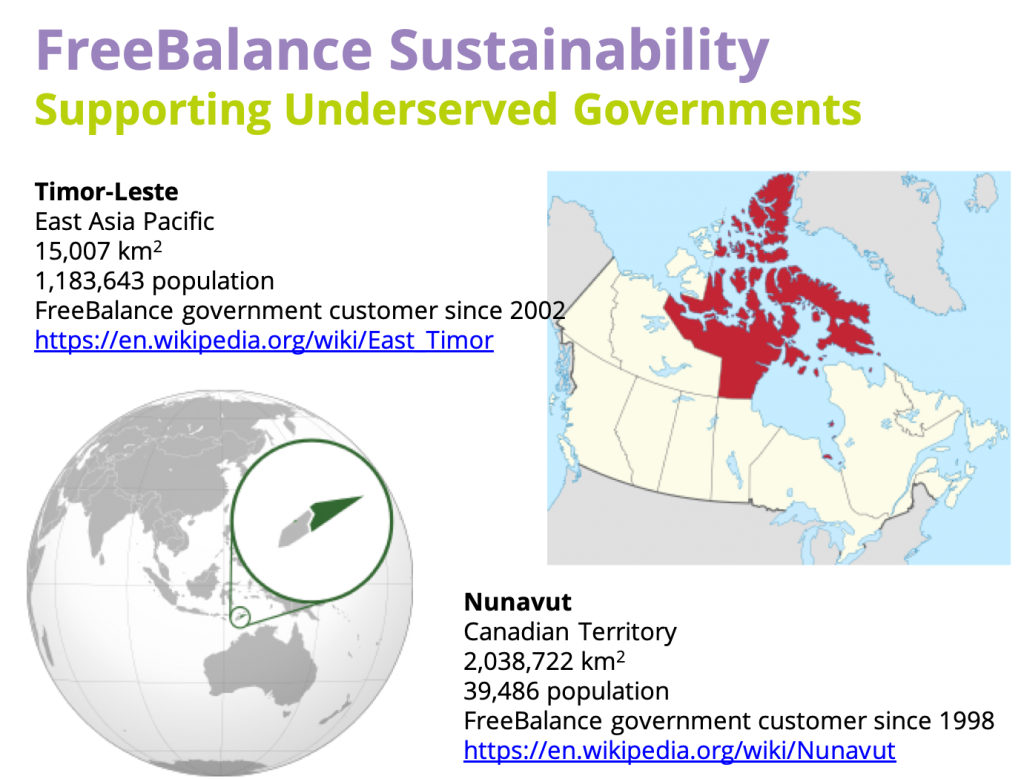 FreeBalance Sustainability Supporting Underserved Governments