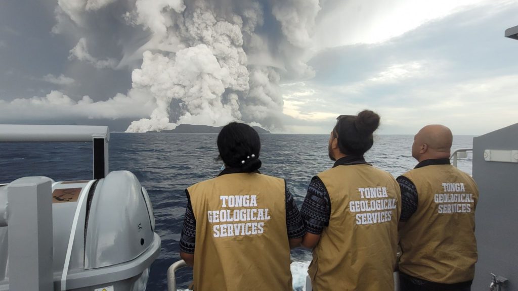 Tonga Volcanic Eruption