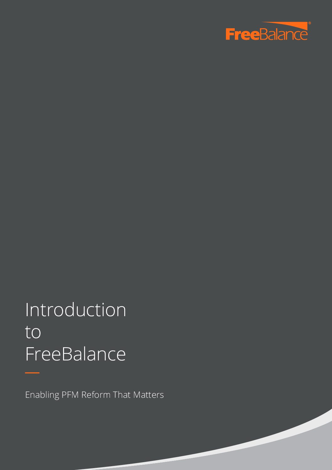 Brochure de présentation de FreeBalance